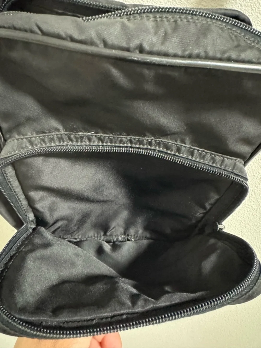 Authentic Prada Nero Tessuto Plate Crossbody - Picture 9 of 12